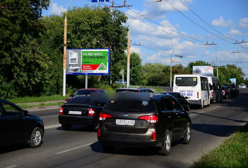 Фотография рекламного носителя, тип: Билборд 3x6, адрес: Спортивная ул., д.4, Рязань, Рязанская область, Россия. Сторона Б1 №598954