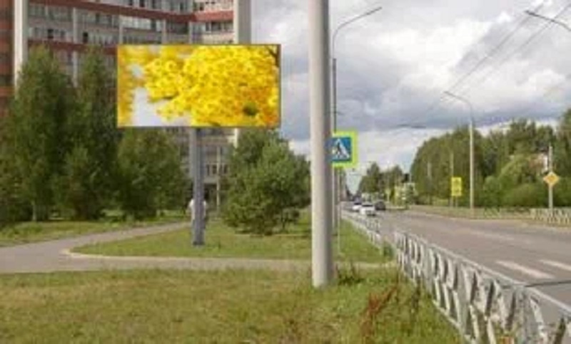 Фотография рекламного носителя, тип: Билборд 3x6, адрес: Ворошилова ул., д.1, Рыбинск, Ярославская область, Россия. Сторона B №1057807