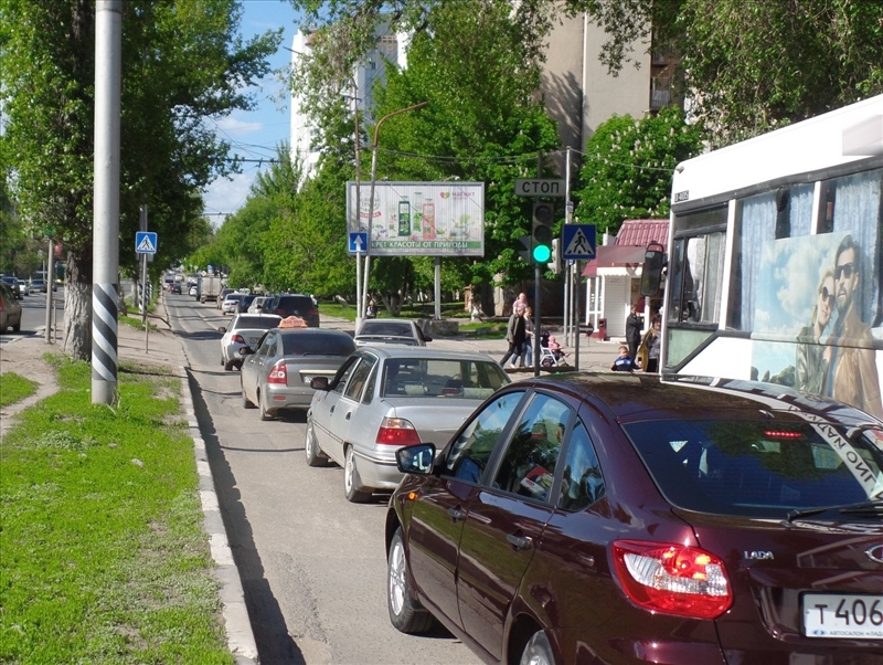 Фотография рекламного носителя, тип: Билборд 3x6, адрес: Строителей пр-т., д.18, Саратов, Саратовская область, Россия. Сторона А1-А3 №819188