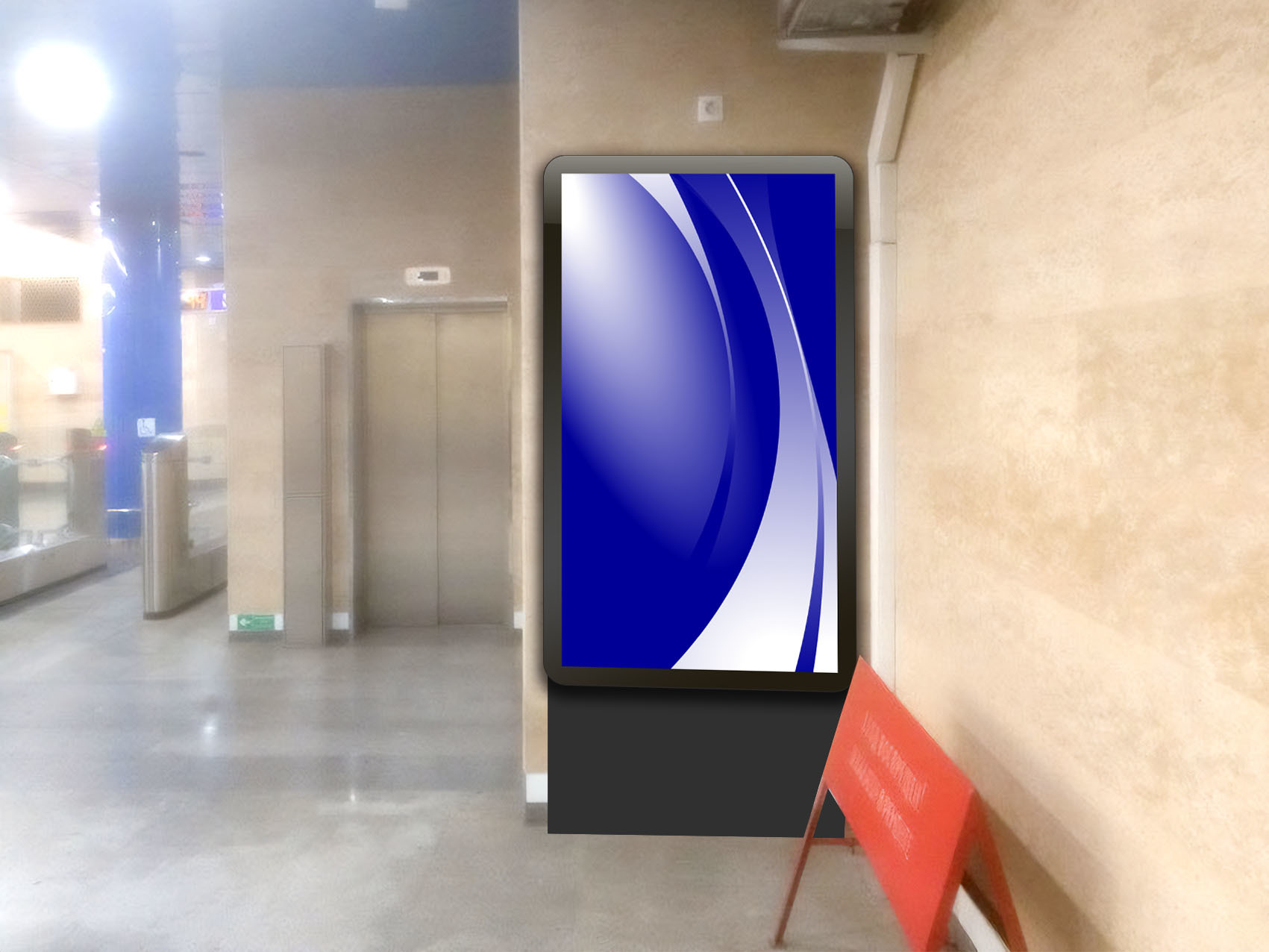 Фотография рекламного носителя, тип: Видеоэкран, адрес: Станция метро «Дунайская», линия Фрунзенско-Приморская, Санкт-Петербург, Россия. Сторона/вариант А1 №1061538