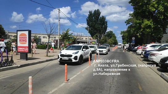 Фотография рекламного носителя, тип: Нестандартный ситиформат, адрес: Гребенская ул., д.9А, Анапа, Краснодарский край, Россия. Сторона B1-B5 №1002096