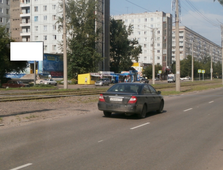 Фотография рекламного носителя, тип: Билборд 3x6, адрес: Щорса ул., д.66, Красноярск, Красноярский край, Россия. Сторона B №717172