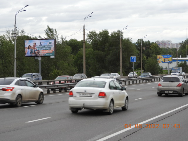 Фотография рекламного носителя, тип: Билборд 3x6, адрес: Октябрьский мост, Татышева о., 50м до мостового сооружения, Красноярск, Красноярский край, Россия. Сторона В №526435