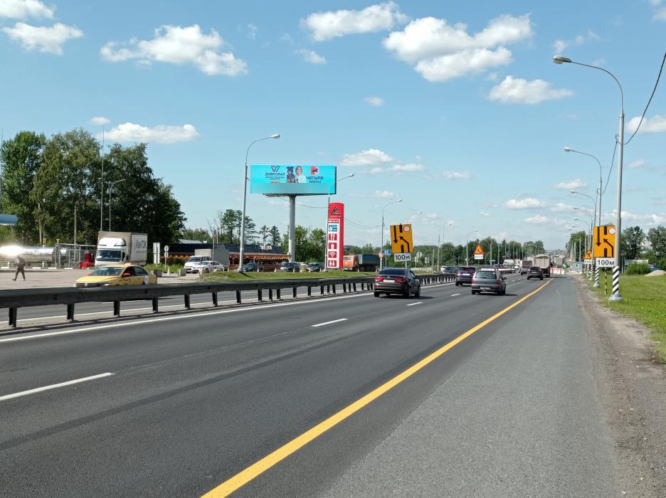 Фотография рекламного носителя, тип: Суперсайт 5x15, адрес: М-7 «Волга» а/д, 43 830м, Московская область, Россия. Сторона Б1-Б10 №1044774