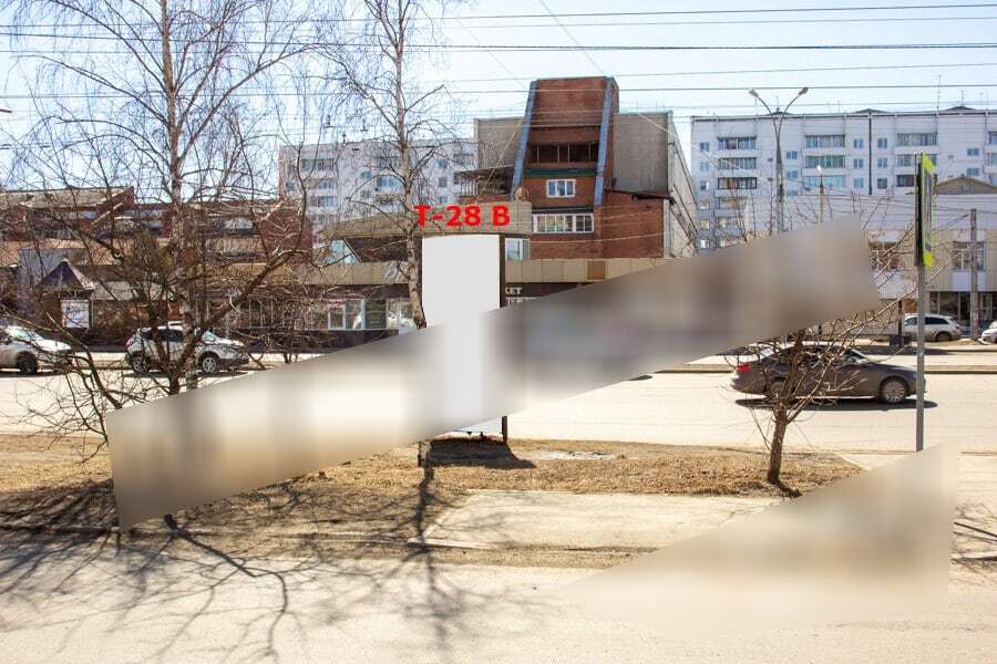 Фотография рекламного носителя, тип: Нестандартный ситиформат, адрес: Маршала Жукова пр-т., ООТ Стомклиника, поз.1, Иркутск, Иркутская область, Россия. Сторона В №1054129