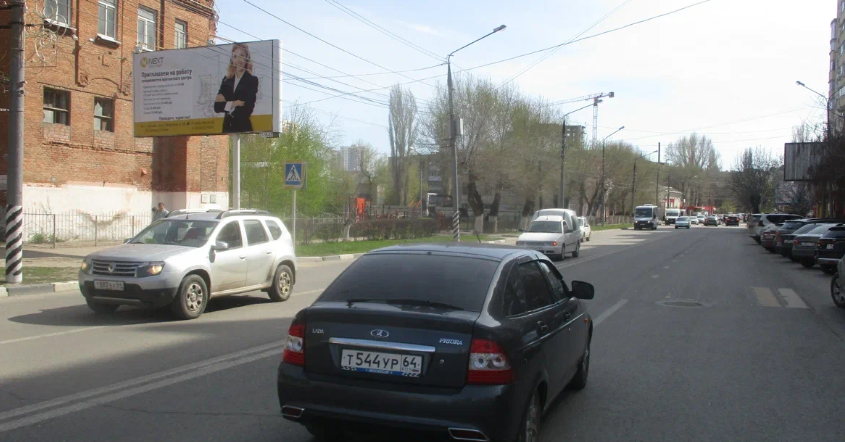 Фотография рекламного носителя, тип: Билборд 3x6, адрес: Свободы пл. Х Кассиля ул., Энгельс, Саратовская область, Россия. Сторона Б №747687