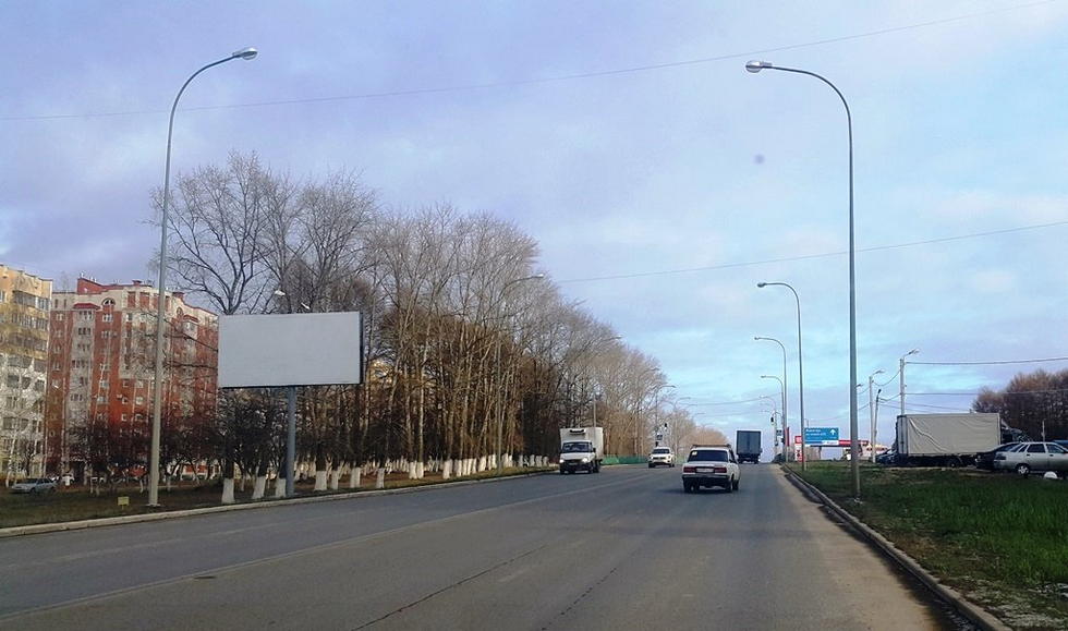 Фотография рекламного носителя, тип: Билборд 3x6, адрес: Победы ул., д.29, Саранск, Республика Мордовия, Россия. Сторона Б №1028410