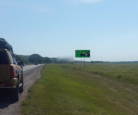 Фотография рекламного носителя, тип: Билборд 3x6, адрес: Омск-Черлак а/д, 18 641м, Омск, Омская область, Россия. Сторона A №769317