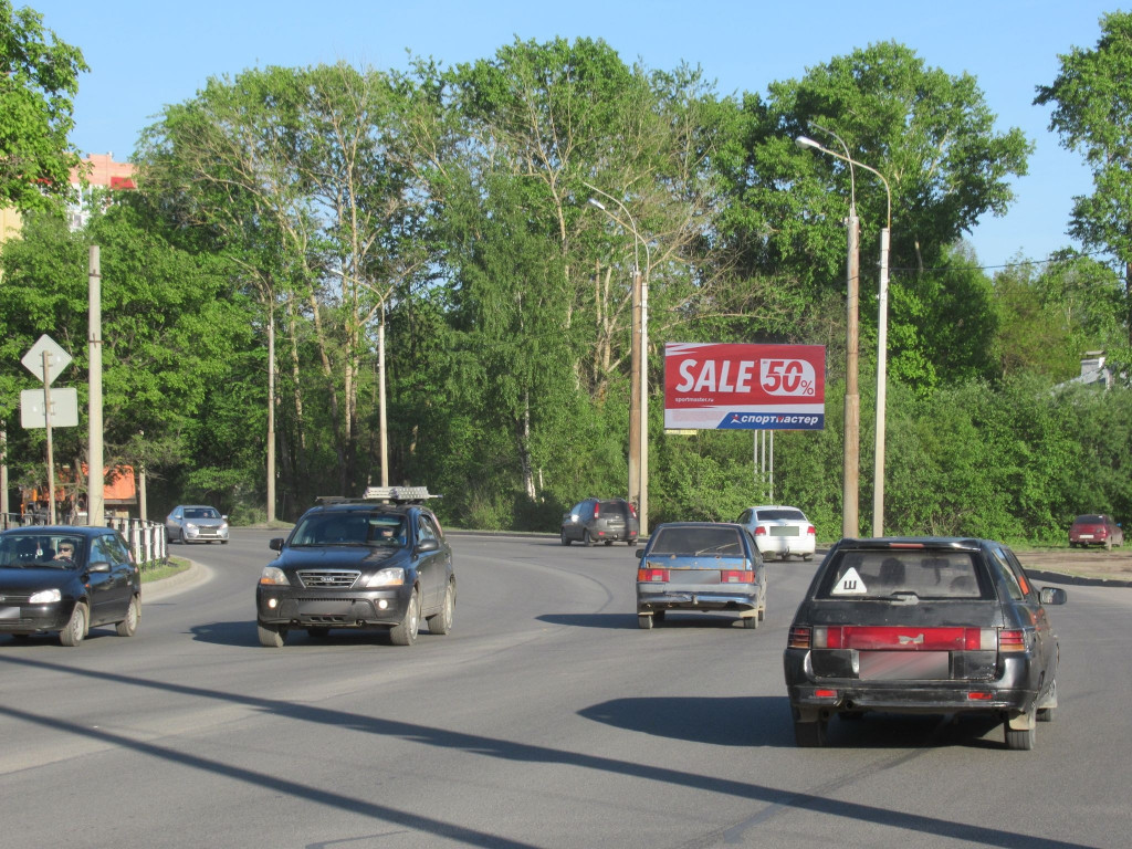 Фотография рекламного носителя, тип: Билборд 3x6, адрес: Чернышевского ул., д.125, Вологда, Вологодская область, Россия. Сторона А №588619