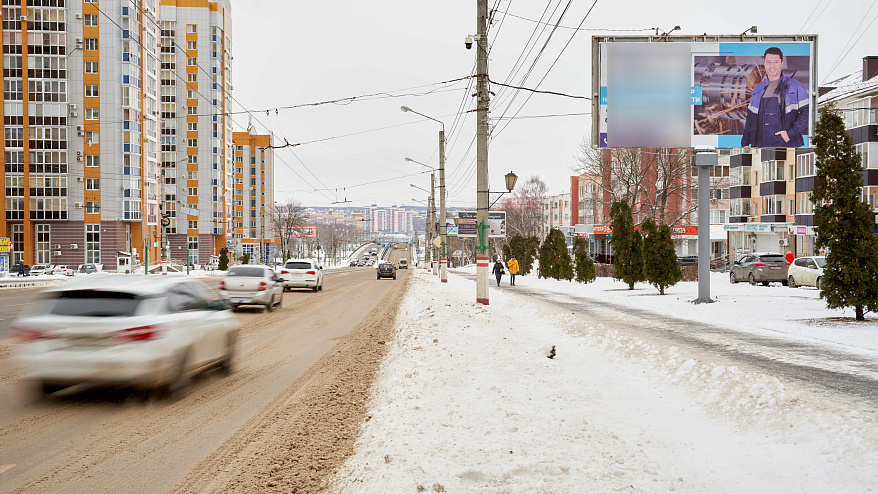 Фотография рекламного носителя, тип: Билборд 3x6, адрес: Коммунистическая ул., д.16, Саранск, Республика Мордовия, Россия. Сторона A №1057179