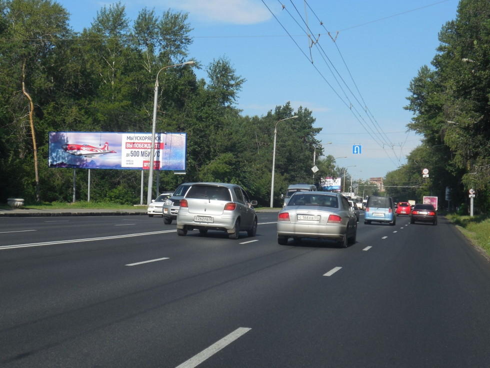 Фотография рекламного носителя, тип: Суперсайт 3x12, адрес: Красный путь ул., д.155, Омск, Омская область, Россия. Сторона В №1009907