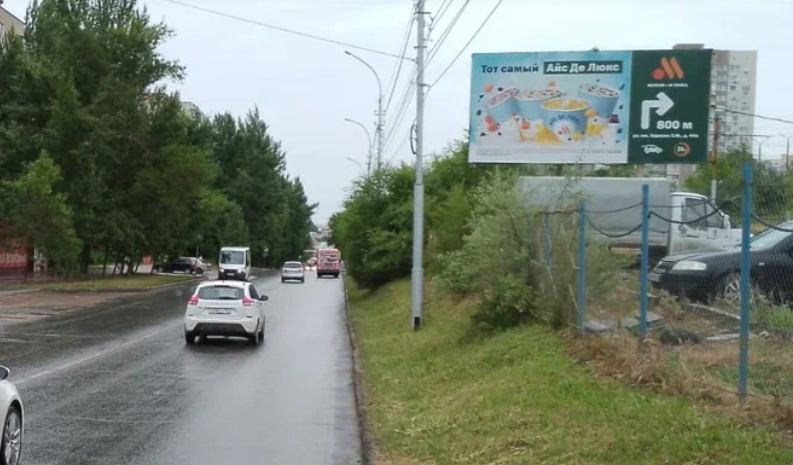 Фотография рекламного носителя, тип: Билборд 3x6, адрес: Антонова ул. Х Перспективная ул., поз.2, Саратов, Саратовская область, Россия. Сторона А №747603