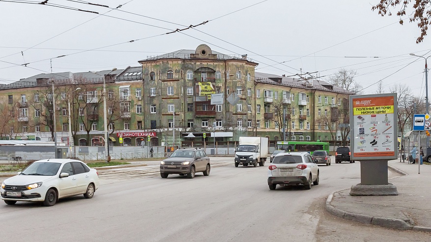 Фотография рекламного носителя, тип: Ситиформат 1.8x1.2, адрес: Куйбышева ул., д.85а, Пермь, Пермский край, Россия. Сторона А1-A7 №835605