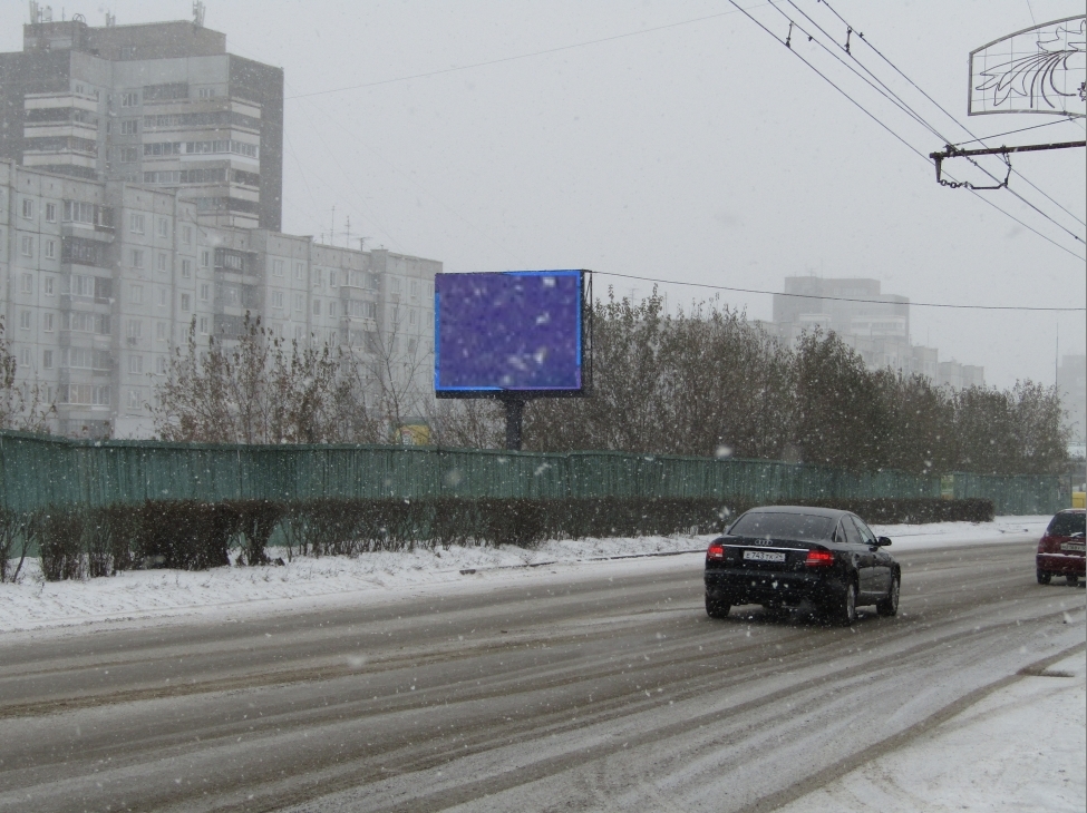 Фотография рекламного носителя, тип: Ситиборд 2.7x3.7, адрес: Красной Армии ул., д.121, Красноярск, Красноярский край, Россия. Сторона А1-А10 №417664