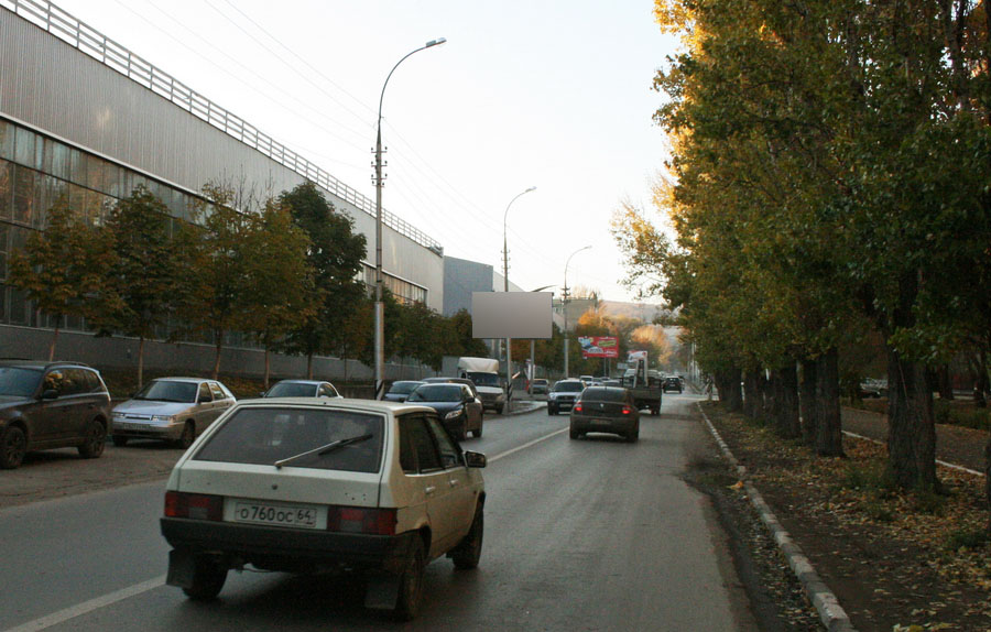 Фотография рекламного носителя, тип: Билборд 3x6, адрес: Рабочая ул. Х Пугачевская ул., Саратов, Саратовская область, Россия. Сторона B №418496