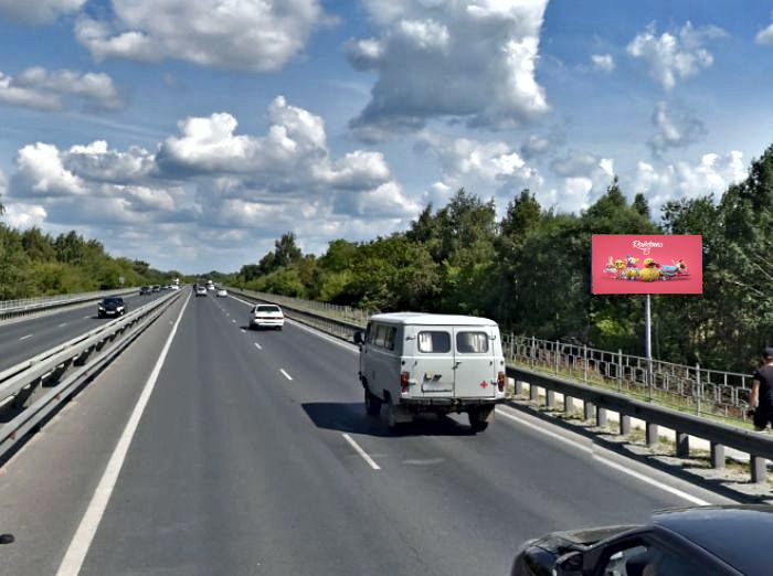 Фотография рекламного носителя, тип: Билборд 3x6, адрес: Солотчинское ш., 31 500 м от поста ДПС, поз.2, Рязань, Рязанская область, Россия. Сторона А №1068628
