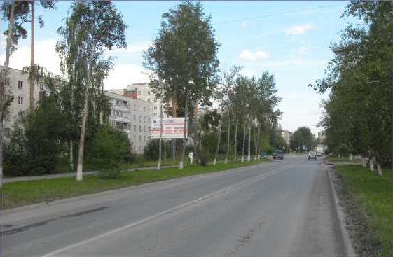 Фотография рекламного носителя, тип: Билборд 3x6, адрес: Ладыженского ул., д.30 X Мира ул., Асбест, Свердловская область, Россия. Сторона B №1084815