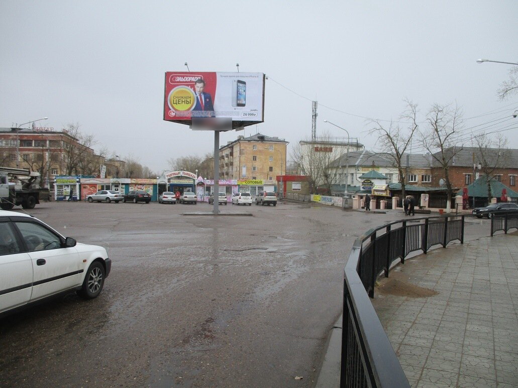 Фотография рекламного носителя, тип: Билборд 3x6, адрес: Славы пл., Улан-Удэ, Республика Бурятия, Россия. Сторона А №697336