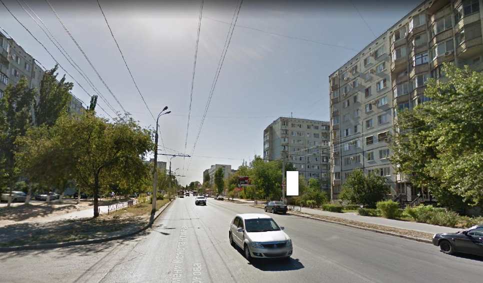 Фотография рекламного носителя, тип: Панель-кронштейн, адрес: Константина Симонова ул., поз.2, Волгоград, Волгоградская область, Россия. Сторона А №1097193