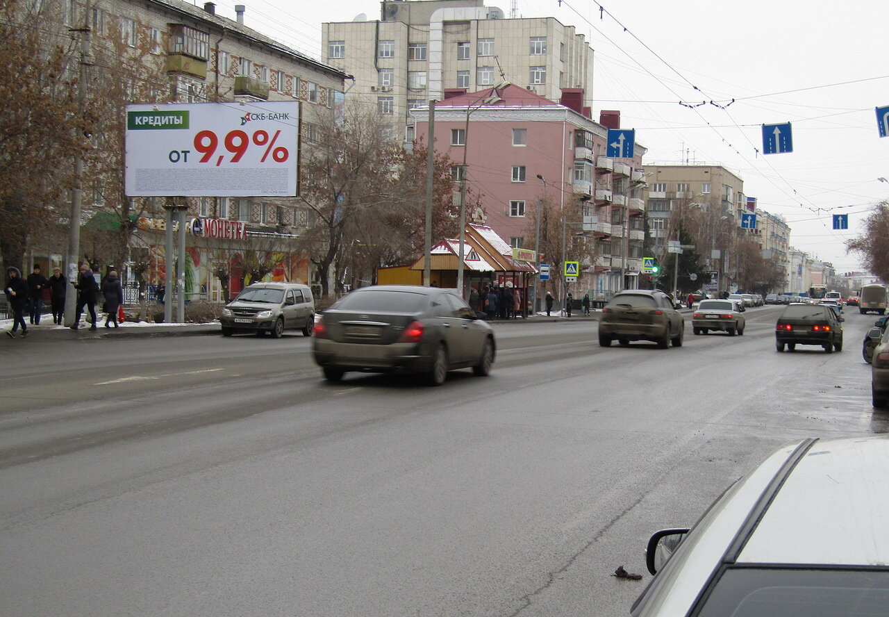 Фотография рекламного носителя, тип: Билборд 3x6, адрес: Красина ул., д.31, Курган, Курганская область, Россия. Сторона В №871454