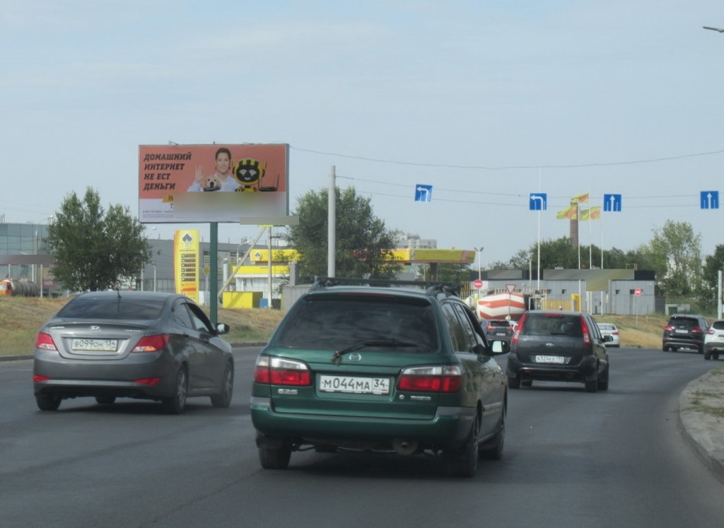 Фотография рекламного носителя, тип: Билборд 3x6, адрес: Рокоссовского ул. Х Землячки ул., Волгоград, Волгоградская область, Россия. Сторона Б №596174