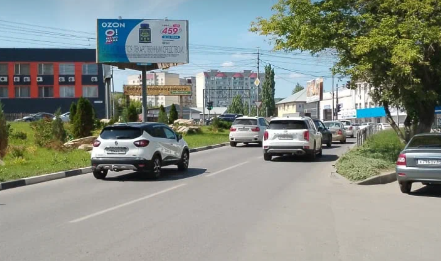 Фотография рекламного носителя, тип: Билборд 3x6, адрес: Новоастраханское ш. Х Крымская ул., Саратов, Саратовская область, Россия. Сторона А3 №717984
