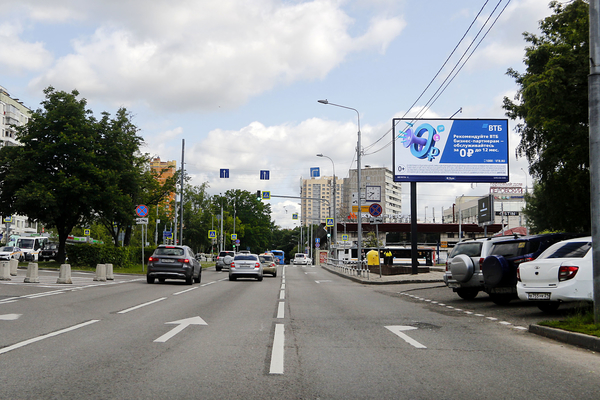 Фотография рекламного носителя, тип: Билборд 3x6, адрес: Свободный пр-т., д.22, Москва, Россия. Сторона А1 №324808