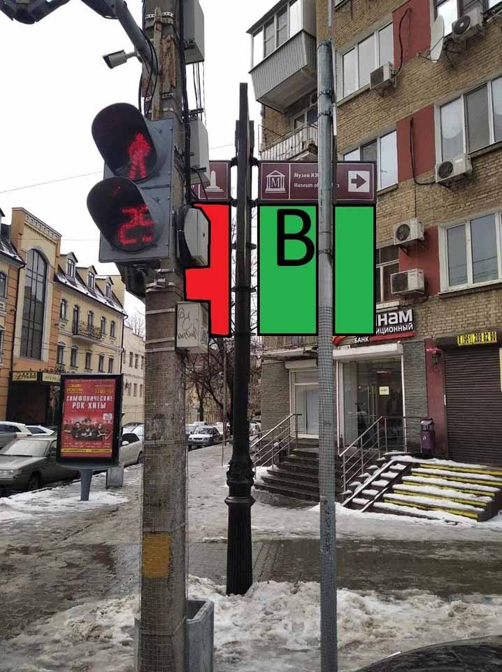 Фотография рекламного носителя, тип: Дорожный указатель, адрес: Соколова пр-т., д.19, Ростов-на-Дону, Ростовская область, Россия. Сторона Д2 №1087203