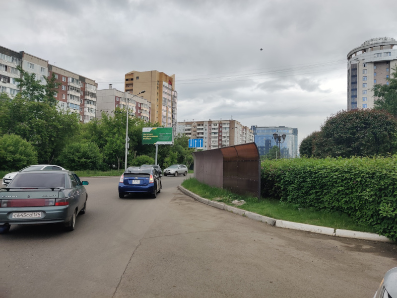 Фотография рекламного носителя, тип: Билборд 3x6, адрес: Весны ул., д.6, Красноярск, Красноярский край, Россия. Сторона Б №1096322