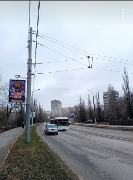 Фотография рекламного носителя, тип: Панель-кронштейн, адрес: Я. Берзина ул., д.4, поз.2, Липецк, Липецкая область, Россия. Сторона Б №1054826