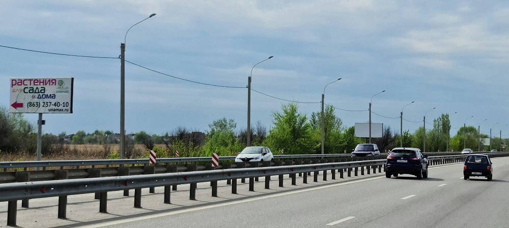 Фотография рекламного носителя, тип: Билборд 3x6, адрес: Южный подъезд а/д, 10 060м, Ростов-на-Дону, Ростовская область, Россия. Сторона Б №1073471
