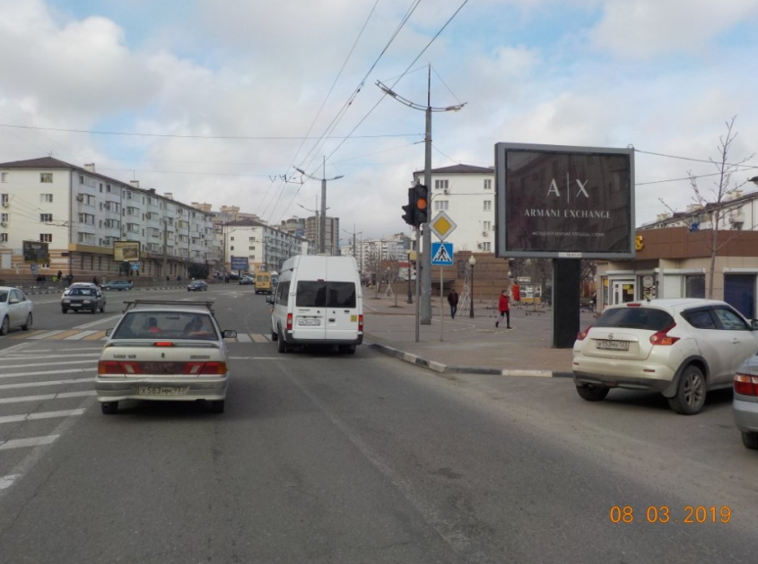 Фотография рекламного носителя, тип: Ситиборд 2.7x3.7, адрес: Ленина пр-т., д.20, Новороссийск, Краснодарский край, Россия. Сторона А1-А4 №599798