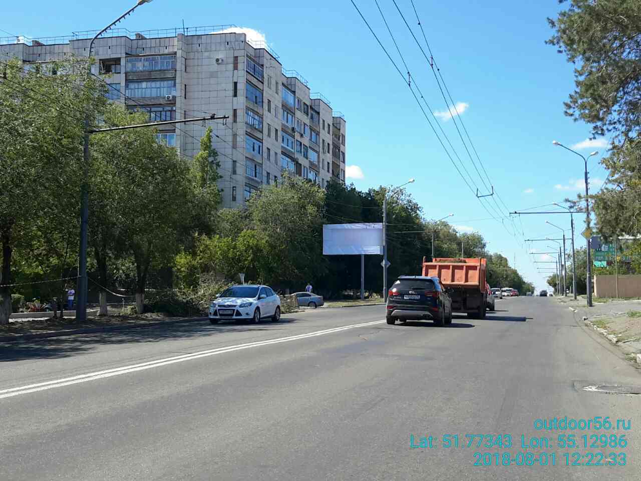 Фотография рекламного носителя, тип: Билборд 3x6, адрес: Туркестанская ул. Х Уральской ул., Оренбург, Оренбургская область, Россия. Сторона B №696206