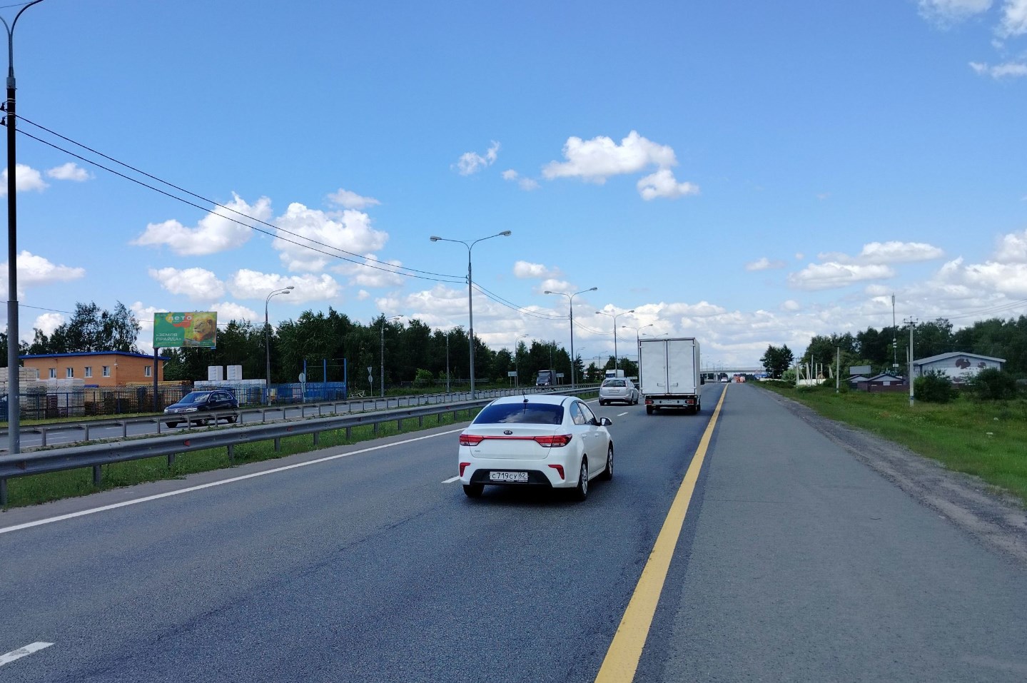 Фотография рекламного носителя, тип: Билборд 3x6, адрес: Новорязанское ш., 23 200м, Раменское, Московская область, Россия. Сторона Б №351911