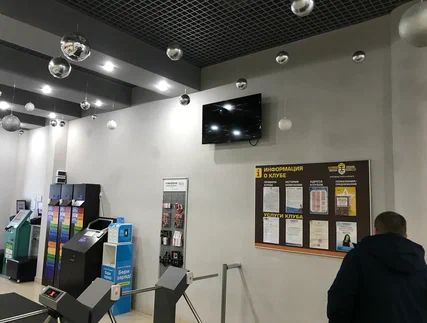 Фотография рекламного носителя, тип: Видеоэкран, адрес: Фитнес-центр «Fitness House на Пулковском», Пулковское ш., д.35, Санкт-Петербург, Россия. Сторона/вариант 7 №981118