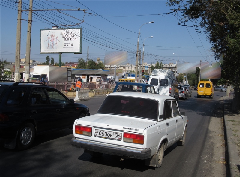 Фотография рекламного носителя, тип: Билборд 3x6, адрес: Ополченская ул., д.22, Волгоград, Волгоградская область, Россия. Сторона Б №596151