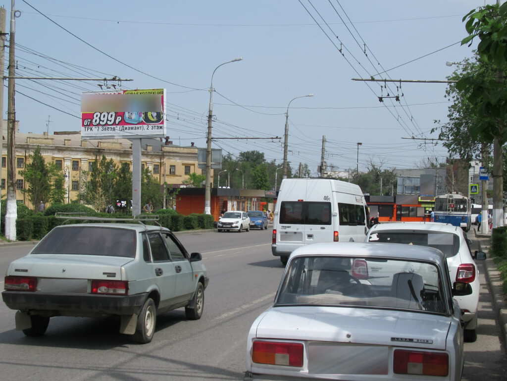 Фотография рекламного носителя, тип: Билборд 3x6, адрес: Ополченская ул., ост."Школа №3", Волгоград, Волгоградская область, Россия. Сторона Б №1054522
