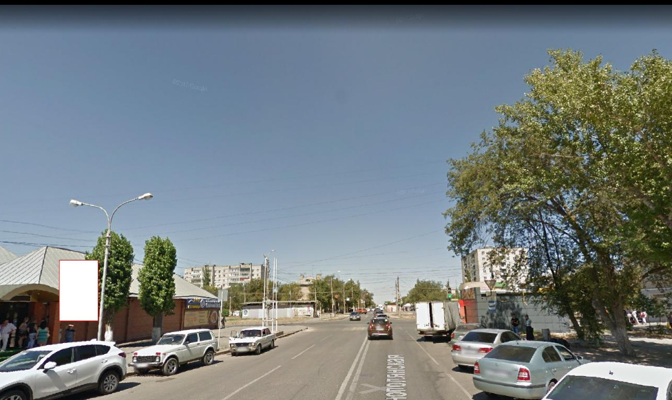 Фотография рекламного носителя, тип: Панель-кронштейн, адрес: Краснополянская ул., поз.1, Волгоград, Волгоградская область, Россия. Сторона А №1097197