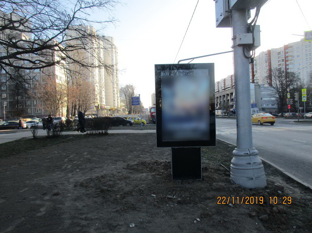 Фотография рекламного носителя, тип: Ситиформат 1.8x1.2, адрес: Миклухо-Маклая ул, д.27, Москва, Россия. Сторона В №794328