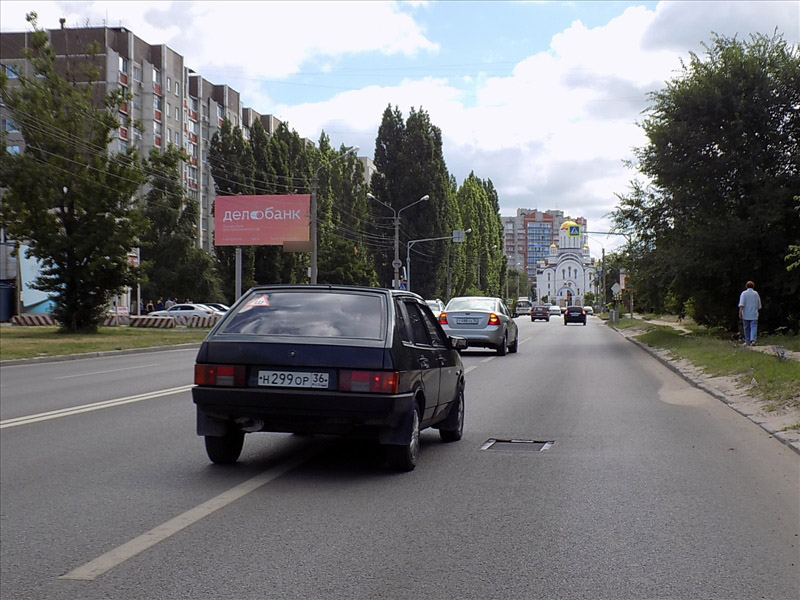 Фотография рекламного носителя, тип: Билборд 3x6, адрес: Владимира Невского ул., д.31/1, Воронеж, Воронежская область, Россия. Сторона Б №409189