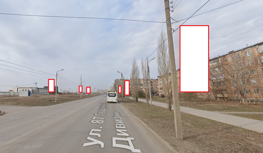 Фотография рекламного носителя, тип: Панель-кронштейн, адрес: 87 Гвардейской Дивизии ул., поз.2, Волжский, Волгоградская область, Россия. Сторона Б №1097440