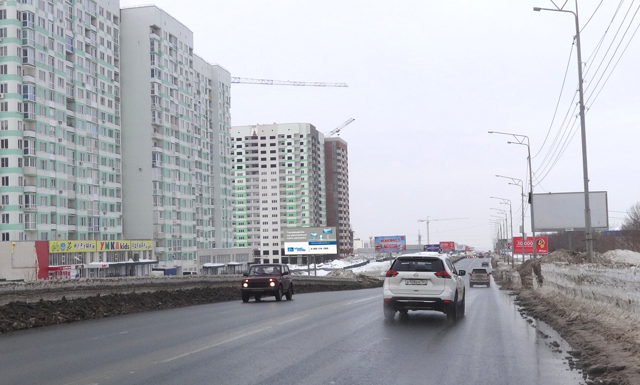 Фотография рекламного носителя, тип: Билборд 3x6, адрес: Усть-Курдюмское ш. Х Троицкая ул., Саратов, Саратовская область, Россия. Сторона B №833803