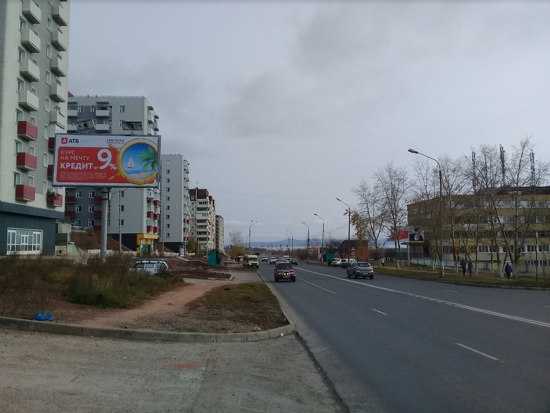 Фотография рекламного носителя, тип: Билборд 3x6, адрес: Гагарина ул., Центральный рынок, Братск, Иркутская область, Россия. Сторона Б №840687