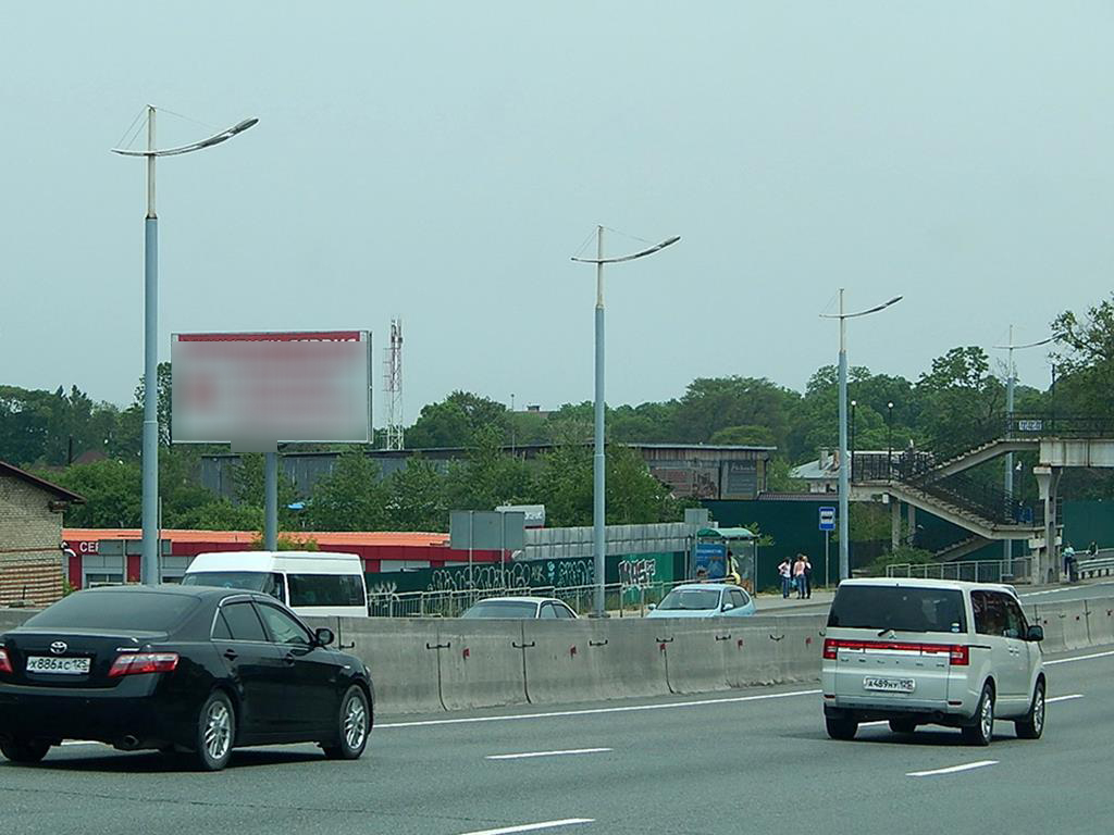 Фотография рекламного носителя, тип: Билборд 3x6, адрес: Маковского ул., д.54 Х Шишкина ул., д.3, Владивосток, Приморский край, Россия. Сторона Б №292040