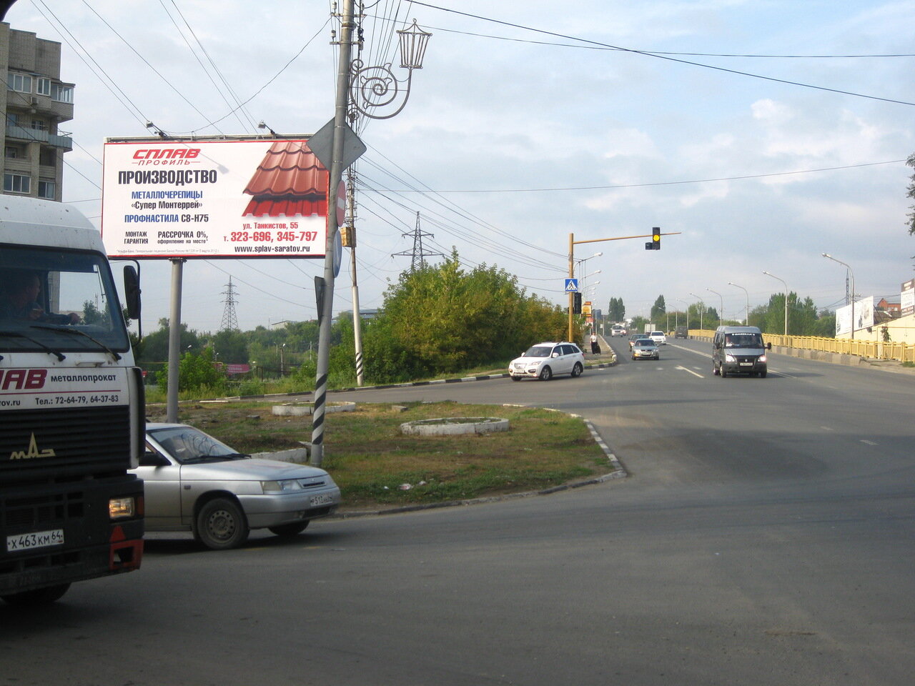 Фотография рекламного носителя, тип: Билборд 3x6, адрес: Ново-Астраханское ш. Х Крымская ул., Саратов, Саратовская область, Россия. Сторона Б №840197