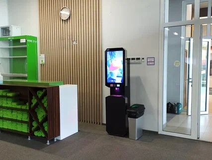 Фотография рекламного носителя, тип: Видеоэкран, адрес: Фитнес-центр «X-Fit Нагатинская», 1-й Нагатинский пр-зд., д.10, Москва, Россия. Сторона/вариант 2 №980226