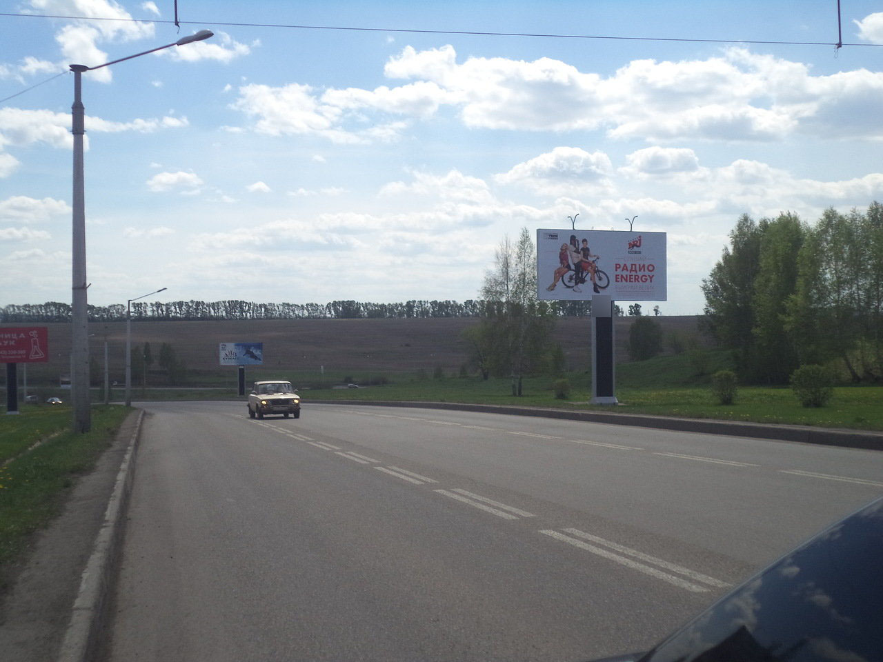 Фотография рекламного носителя, тип: Билборд 3x6, адрес: Запсибовцев пр-т., выезд из Новоильинки, поз.1, Новокузнецк, Кемеровская область, Россия. Сторона А №671751