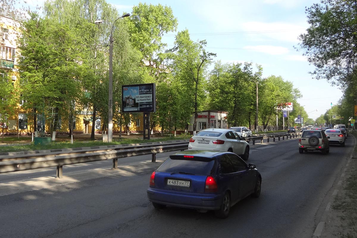 Фотография рекламного носителя, тип: Ситиборд 2.7x3.7, адрес: Октябрьский пр-т., д.341, Люберцы, Московская область, Россия. Сторона В №635331