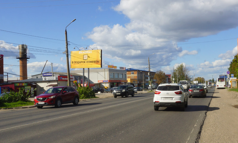 Фотография рекламного носителя, тип: Билборд 3x6, адрес: Новомосковское ш., д.60, Тула, Тульская область, Россия. Сторона B №806020