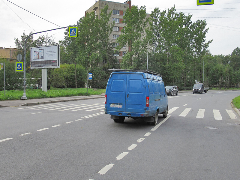 Фотография рекламного носителя, тип: Билборд 3x6, адрес: Седова ул., д.107 X Александровской фермы пр-т., Санкт-Петербург, Россия. Сторона B №515198